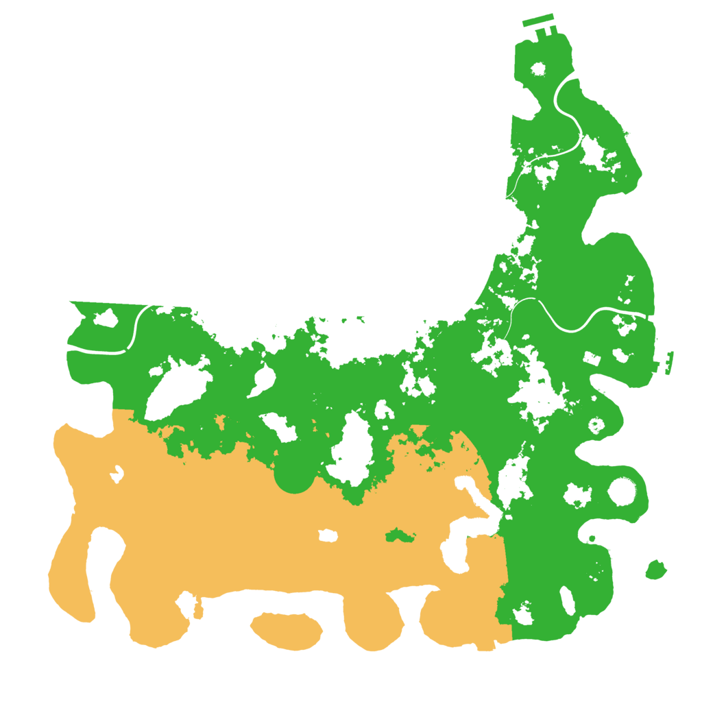 Biome Rust Map: Procedural Map, Size: 4500, Seed: 6364769