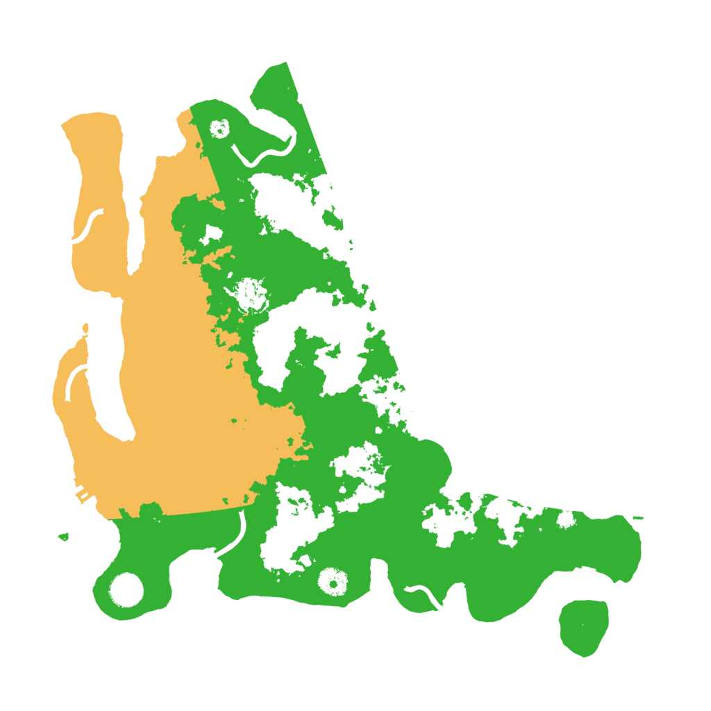 Biome Rust Map: Procedural Map, Size: 3700, Seed: 916025