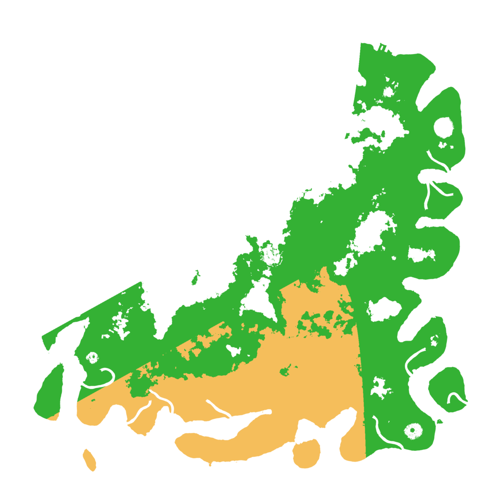 Biome Rust Map: Procedural Map, Size: 4500, Seed: 573594