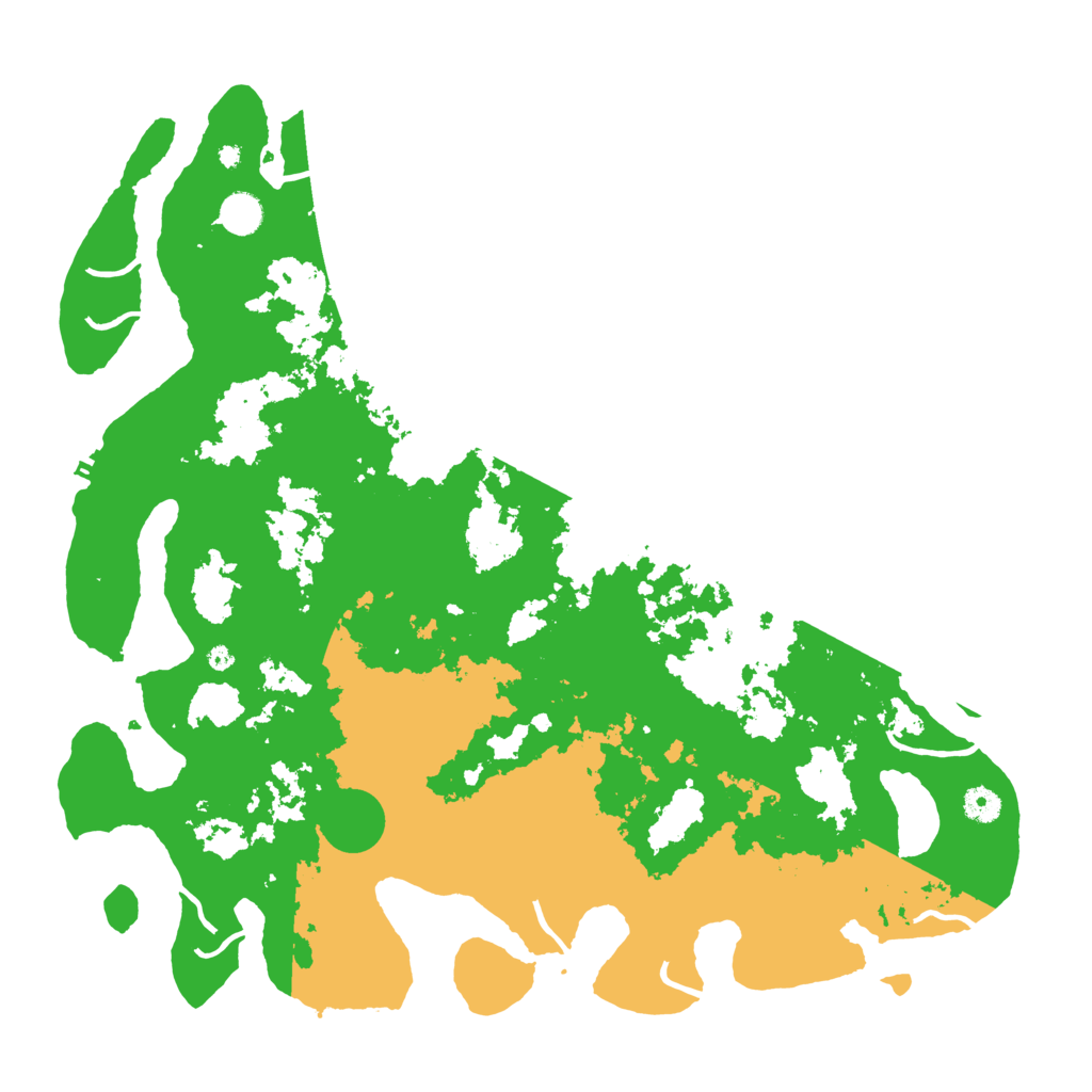 Biome Rust Map: Procedural Map, Size: 4500, Seed: 1479874