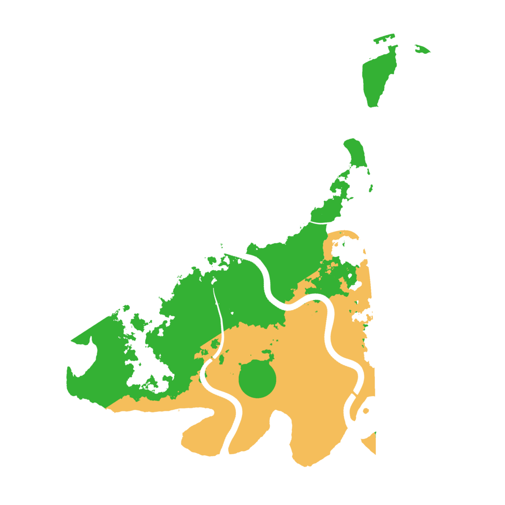 Biome Rust Map: Procedural Map, Size: 3550, Seed: 404949
