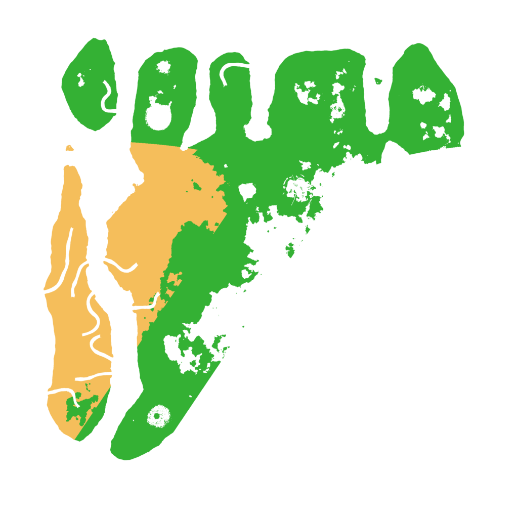 Biome Rust Map: Procedural Map, Size: 3550, Seed: 353011