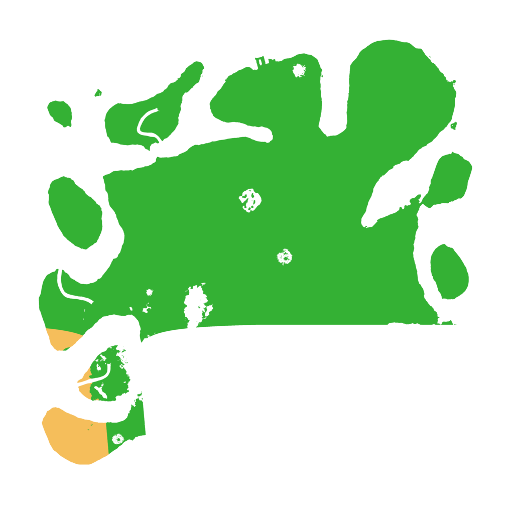 Biome Rust Map: Procedural Map, Size: 3550, Seed: 851985