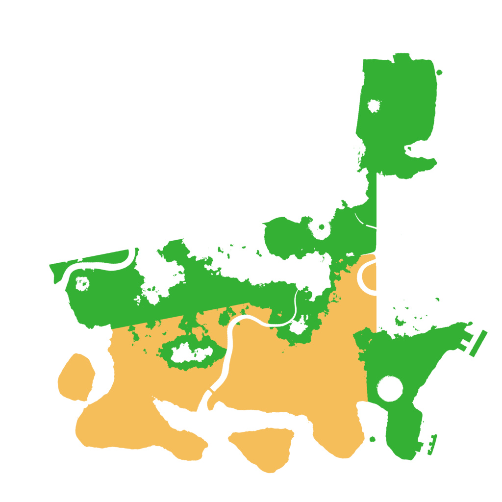 Biome Rust Map: Procedural Map, Size: 3550, Seed: 947648