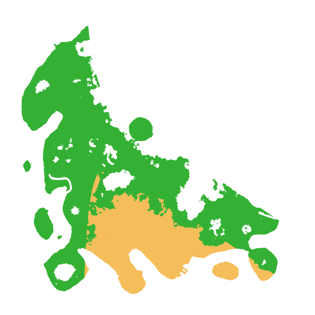 Biome Rust Map: Procedural Map, Size: 3550, Seed: 400356