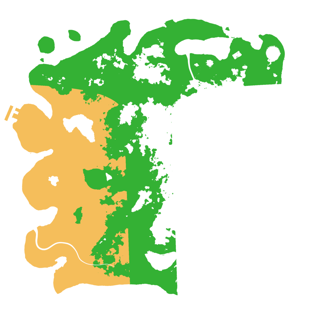 Biome Rust Map: Procedural Map, Size: 4000, Seed: 305497