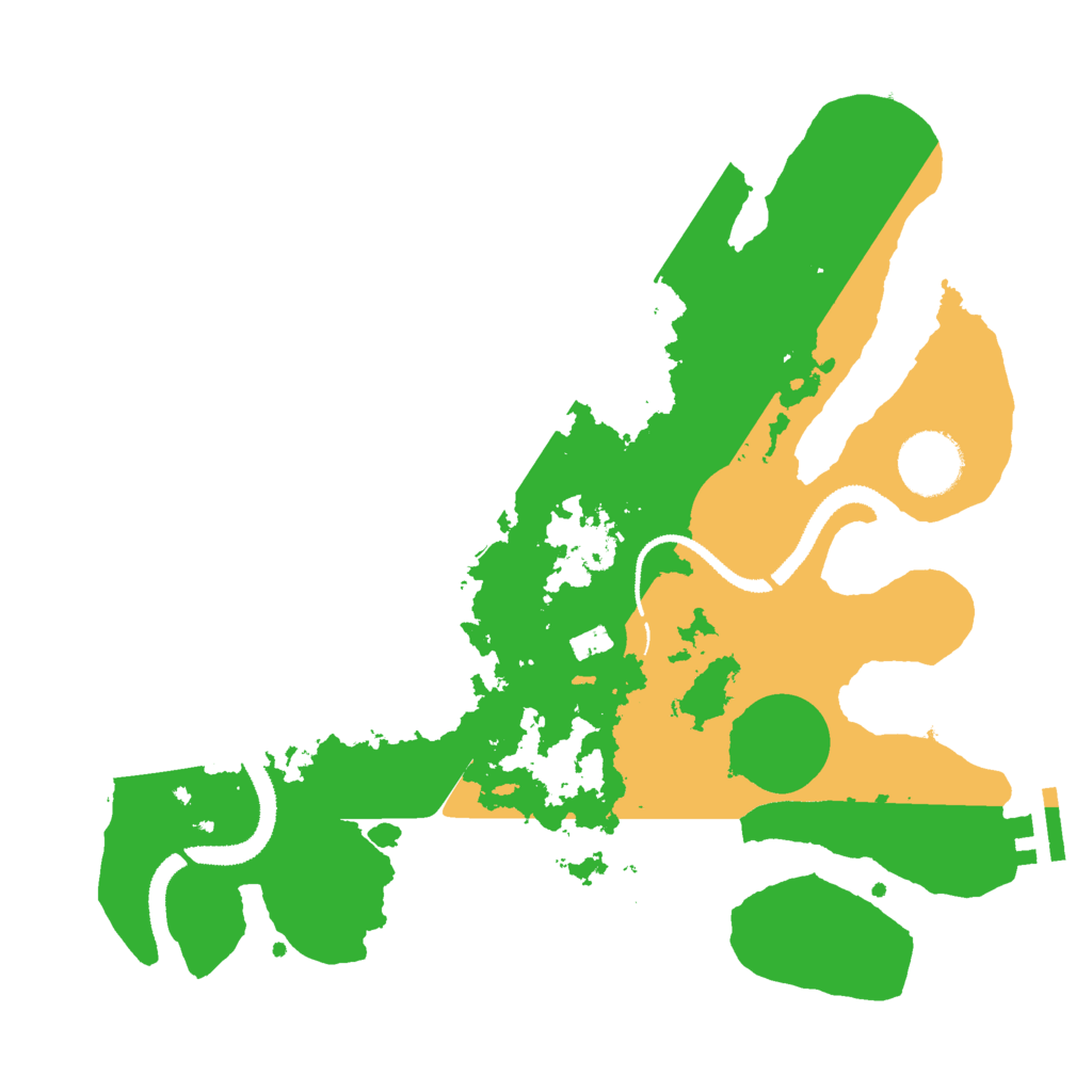 Biome Rust Map: Procedural Map, Size: 3000, Seed: 15543455