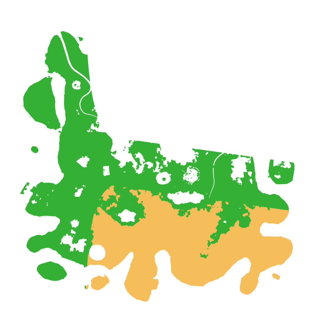 Biome Rust Map: Procedural Map, Size: 3550, Seed: 646371