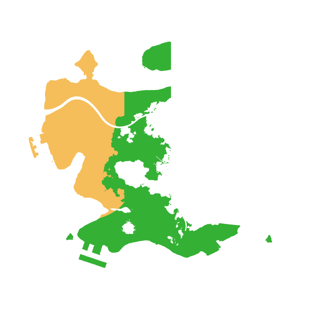 Biome Rust Map: Procedural Map, Size: 2250, Seed: 69696