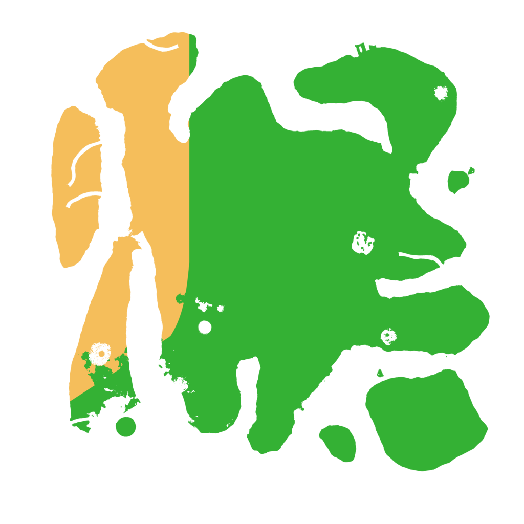 Biome Rust Map: Procedural Map, Size: 3500, Seed: 395