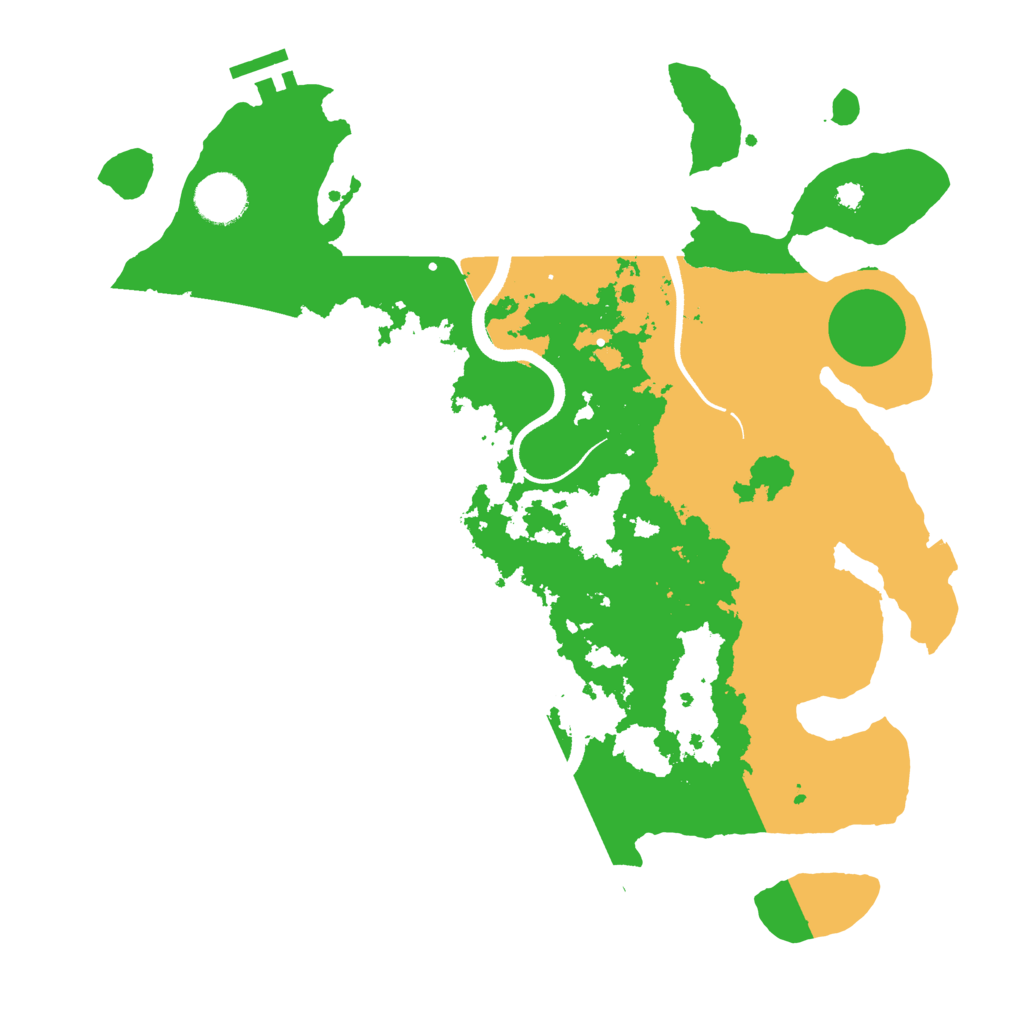 Biome Rust Map: Procedural Map, Size: 3500, Seed: 723572