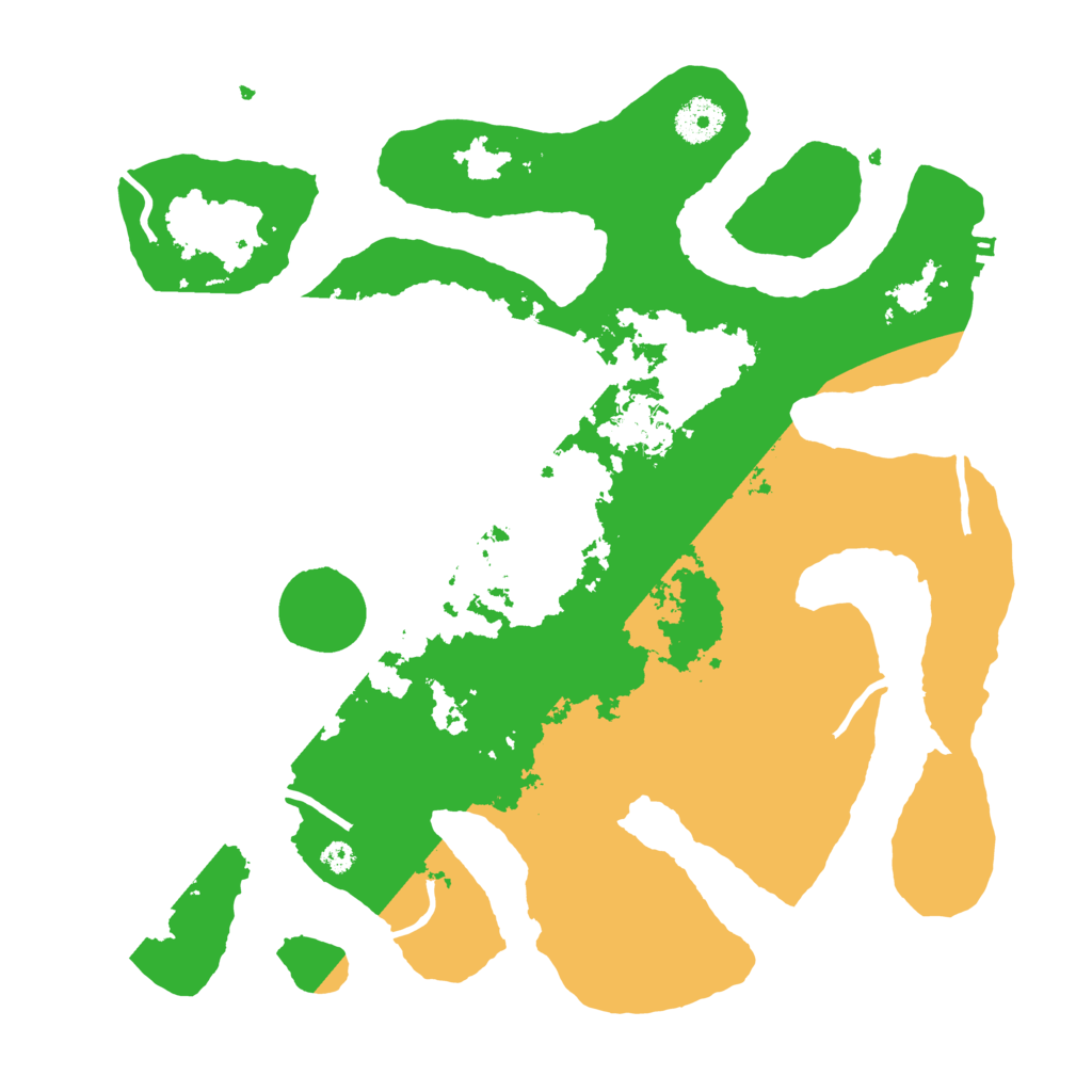 Biome Rust Map: Procedural Map, Size: 3550, Seed: 533292