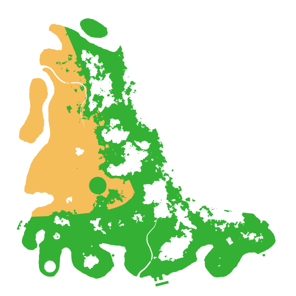 Biome Rust Map: Procedural Map, Size: 4500, Seed: 4651414