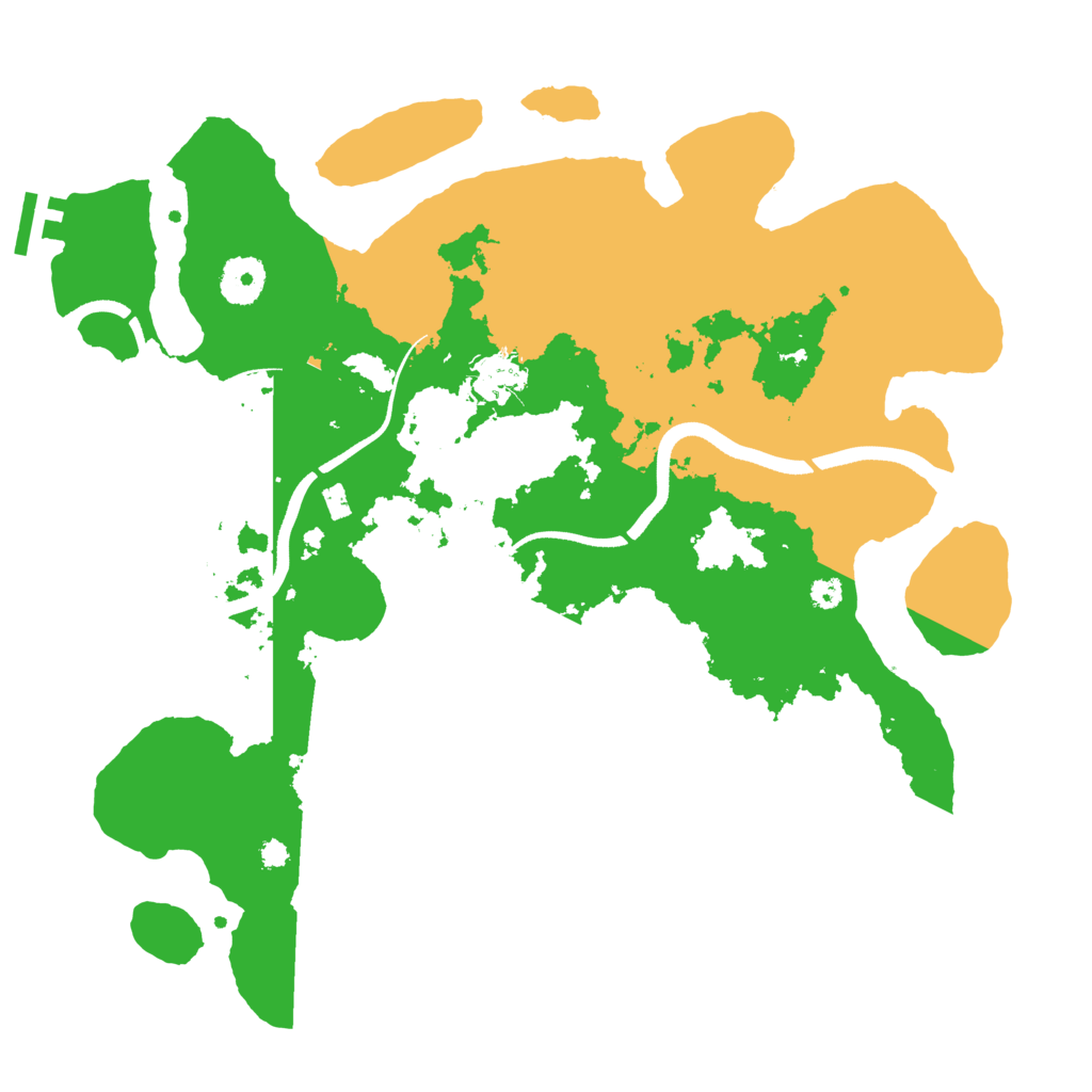 Biome Rust Map: Procedural Map, Size: 3500, Seed: 3751715