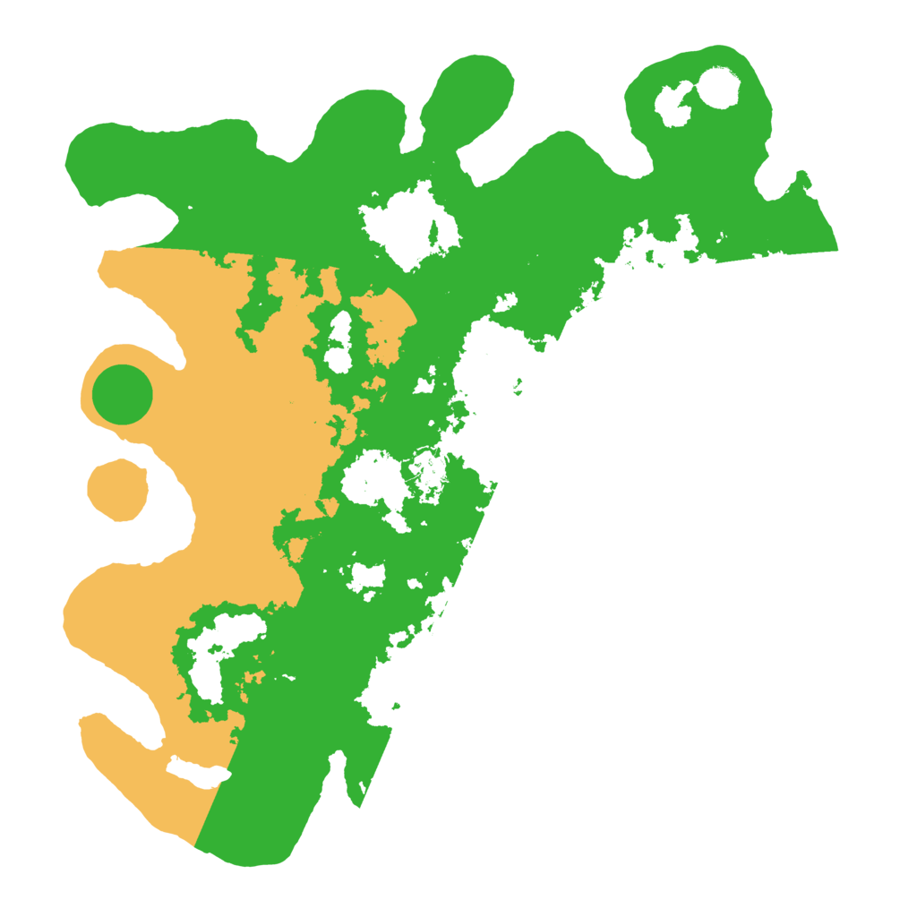 Biome Rust Map: Barren, Size: 4000, Seed: 1068