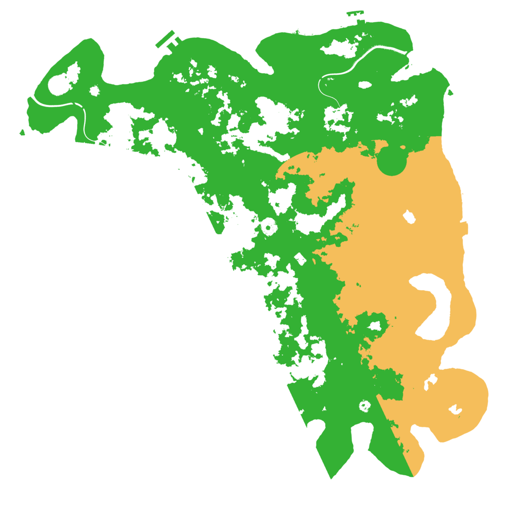 Biome Rust Map: Procedural Map, Size: 4500, Seed: 4147326