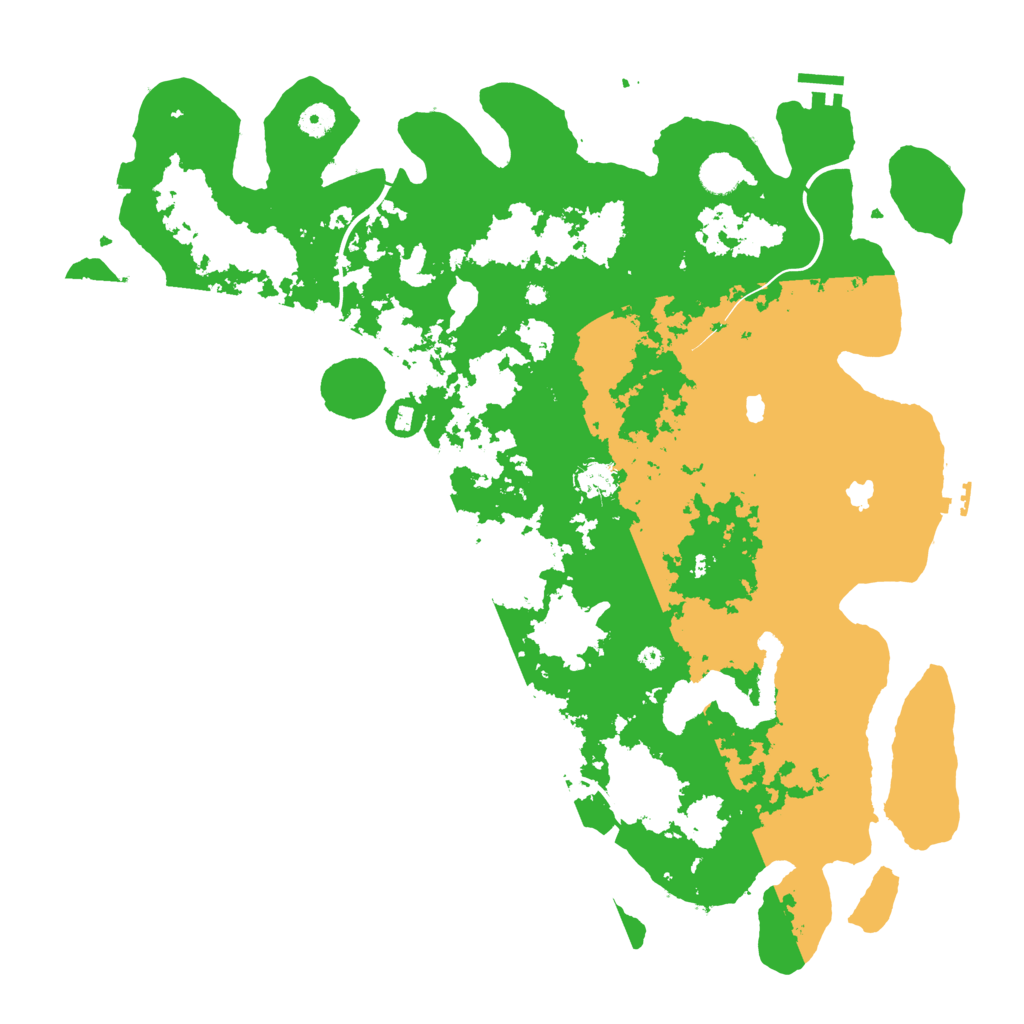 Biome Rust Map: Procedural Map, Size: 4500, Seed: 6462652