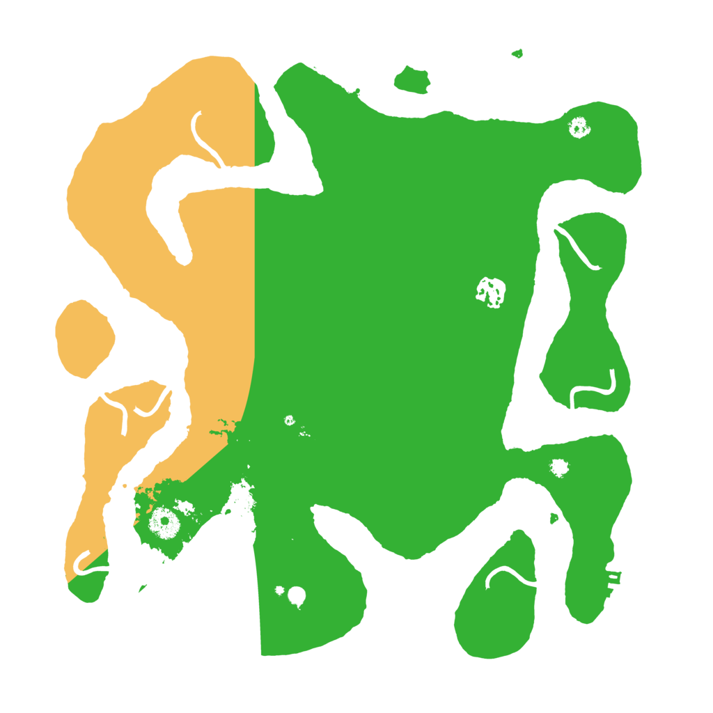 Biome Rust Map: Procedural Map, Size: 3500, Seed: 2119762