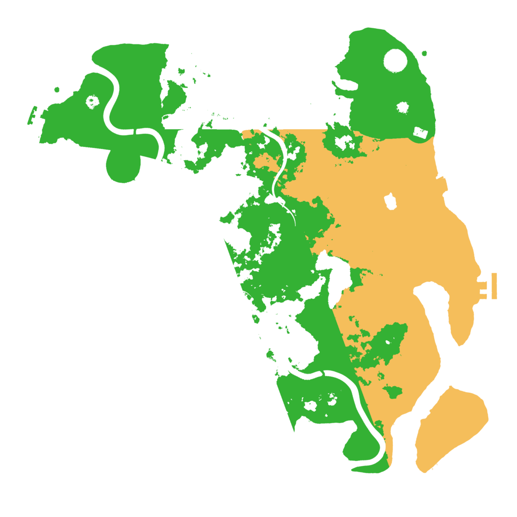 Biome Rust Map: Procedural Map, Size: 4000, Seed: 719257127