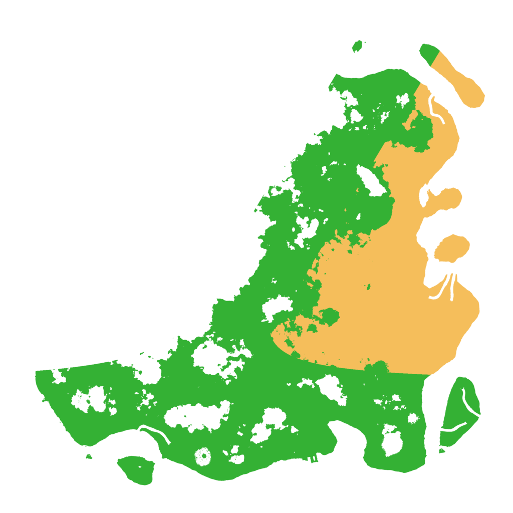 Biome Rust Map: Procedural Map, Size: 4500, Seed: 2847410