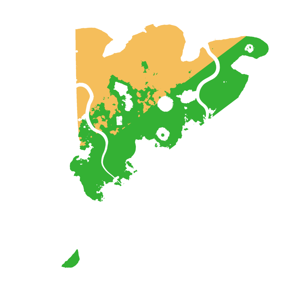 Biome Rust Map: Procedural Map, Size: 3500, Seed: 1691504546