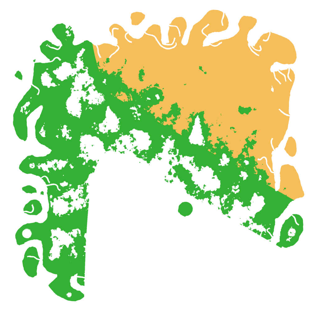Biome Rust Map: Procedural Map, Size: 6000, Seed: 123567567
