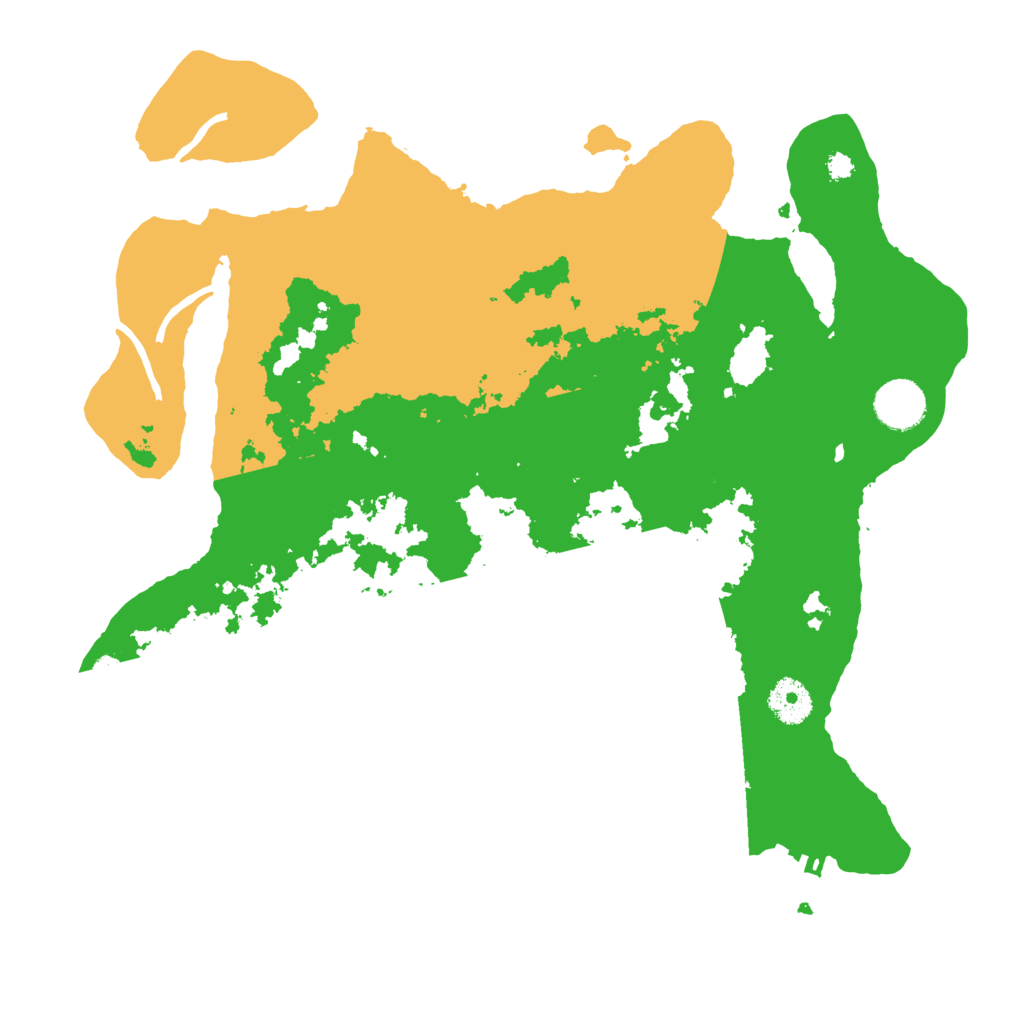 Biome Rust Map: Procedural Map, Size: 3550, Seed: 640146