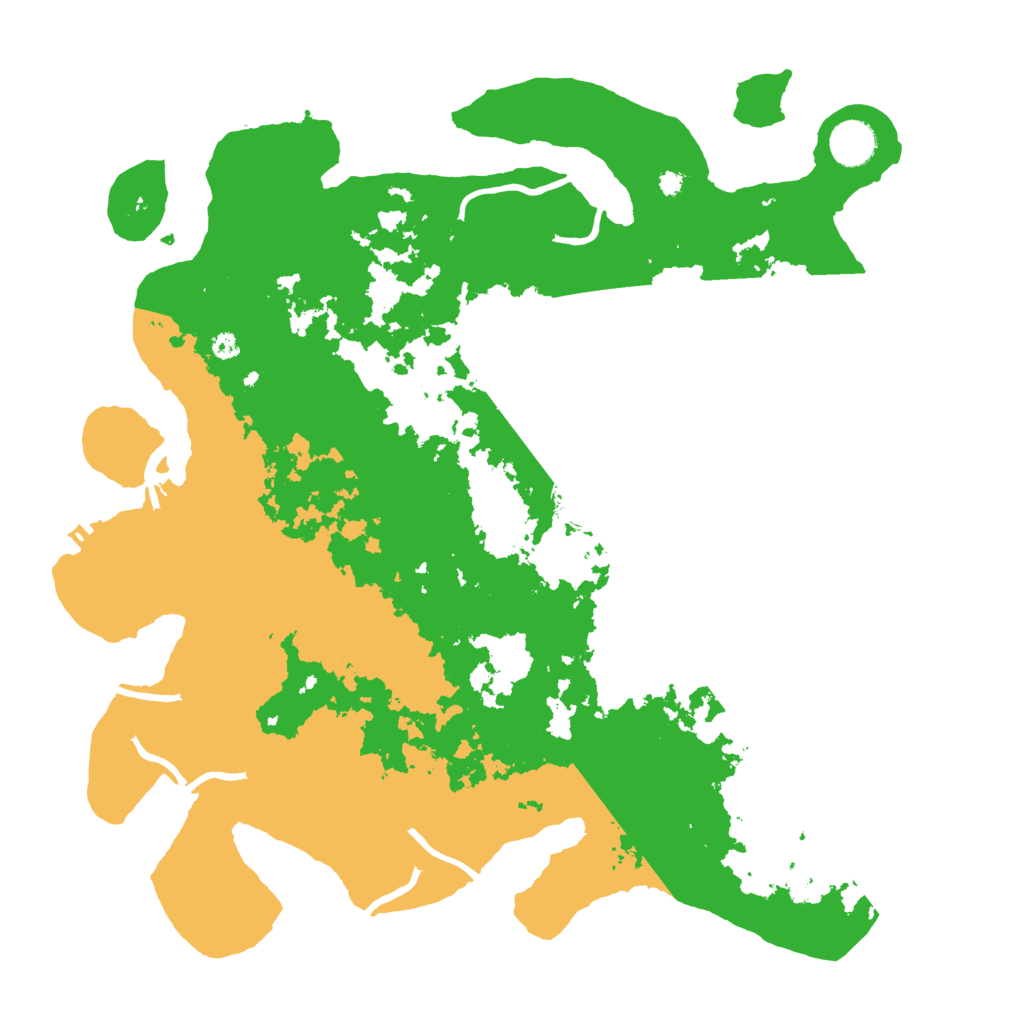 Biome Rust Map: Procedural Map, Size: 3900, Seed: 1111