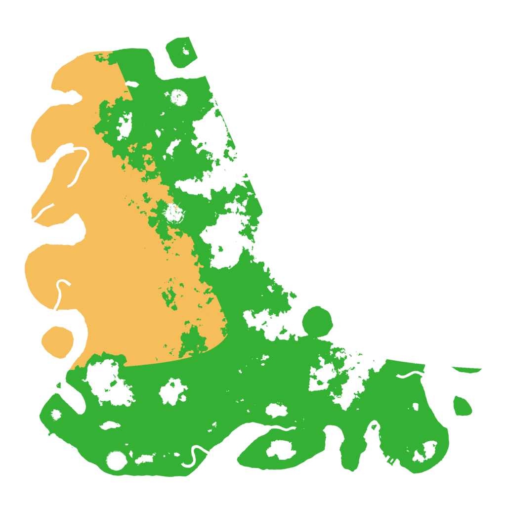 Biome Rust Map: Procedural Map, Size: 4600, Seed: 42250148