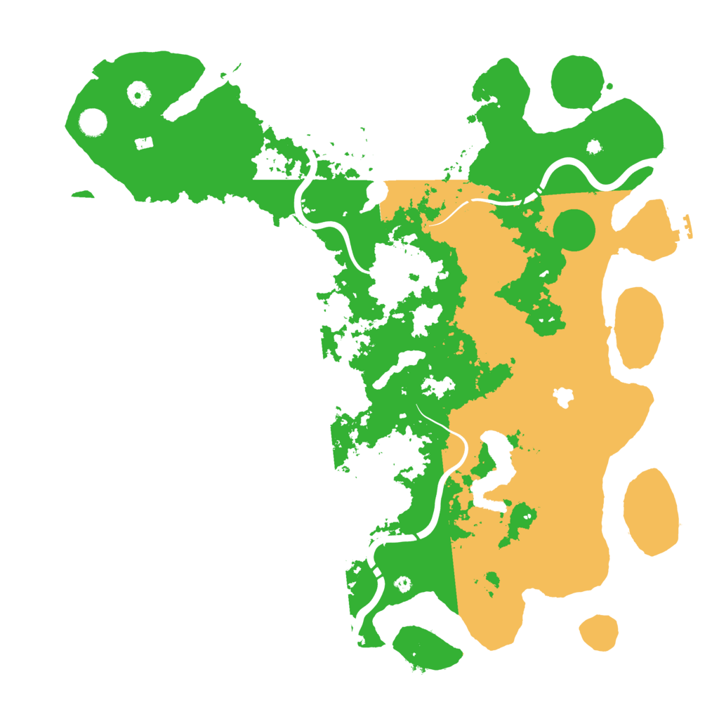 Biome Rust Map: Procedural Map, Size: 4500, Seed: 716239