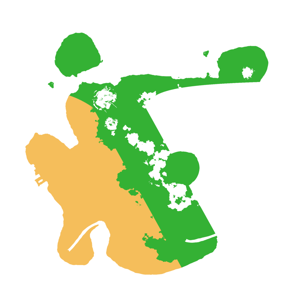Biome Rust Map: Procedural Map, Size: 2500, Seed: 148687
