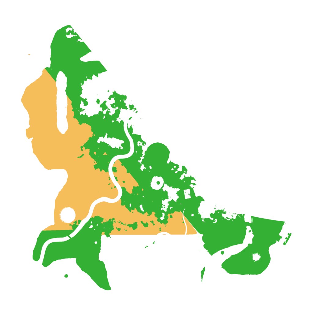 Biome Rust Map: Procedural Map, Size: 3550, Seed: 632375