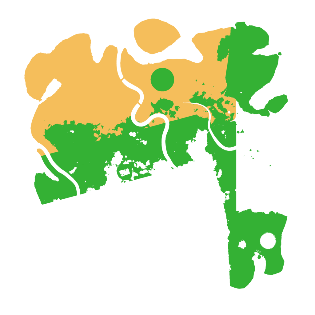 Biome Rust Map: Procedural Map, Size: 3550, Seed: 992712
