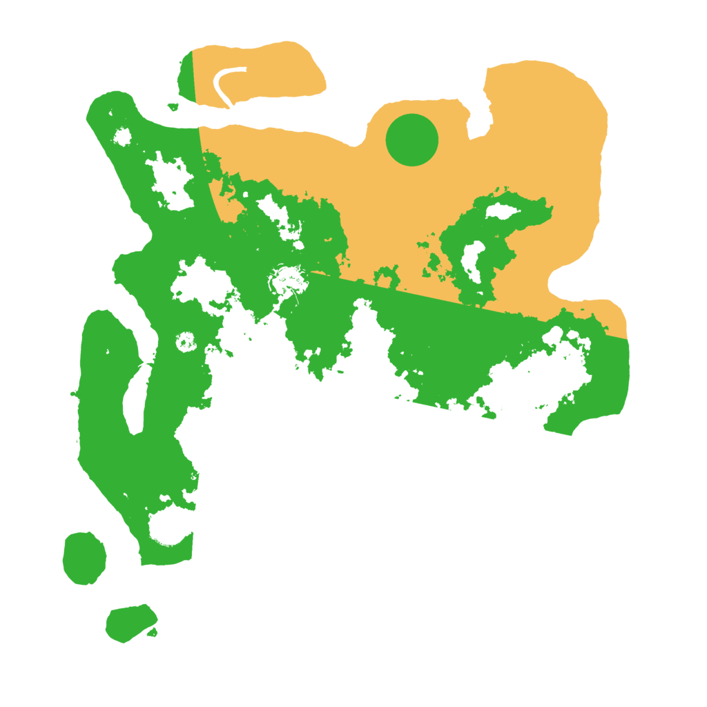 Biome Rust Map: Procedural Map, Size: 3550, Seed: 402638