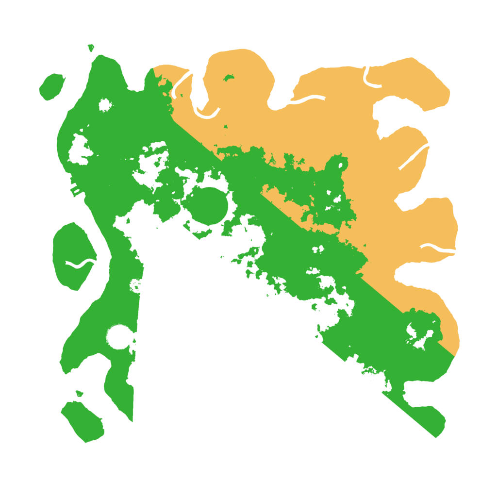 Biome Rust Map: Procedural Map, Size: 3500, Seed: 493036