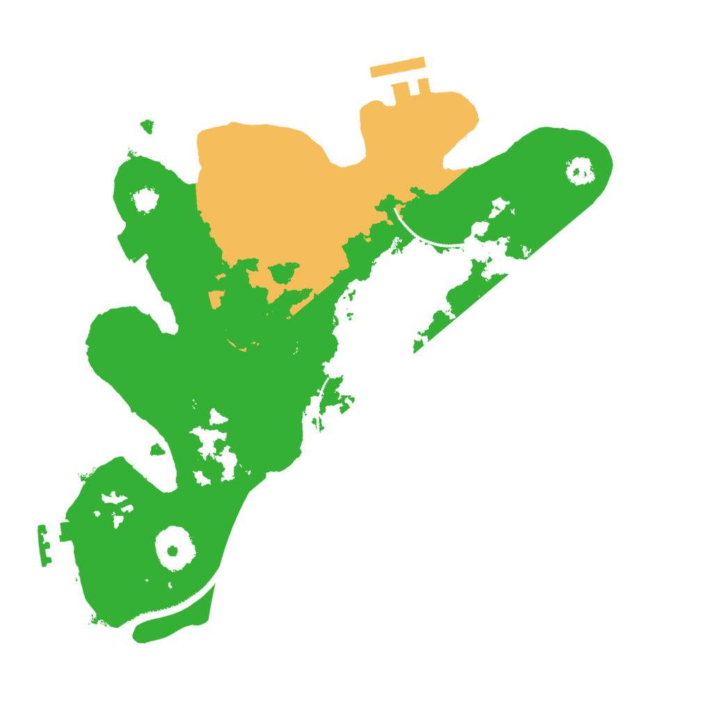 Biome Rust Map: Procedural Map, Size: 2600, Seed: 26314968