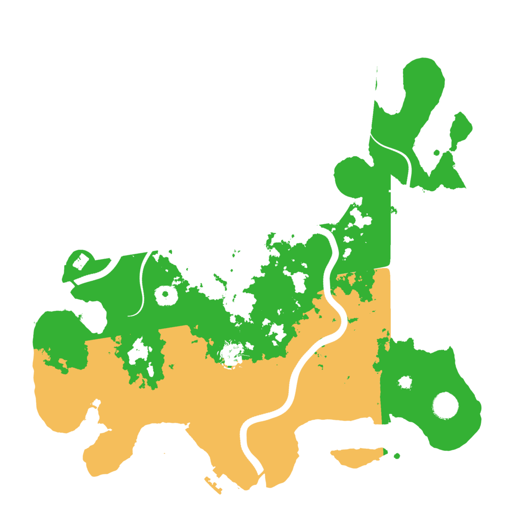Biome Rust Map: Procedural Map, Size: 3550, Seed: 895301