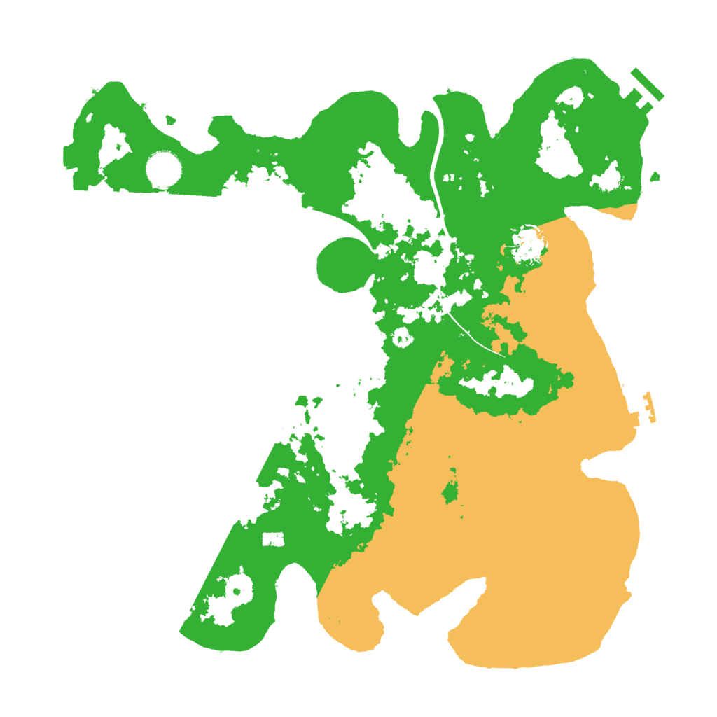 Biome Rust Map: Procedural Map, Size: 3550, Seed: 468749