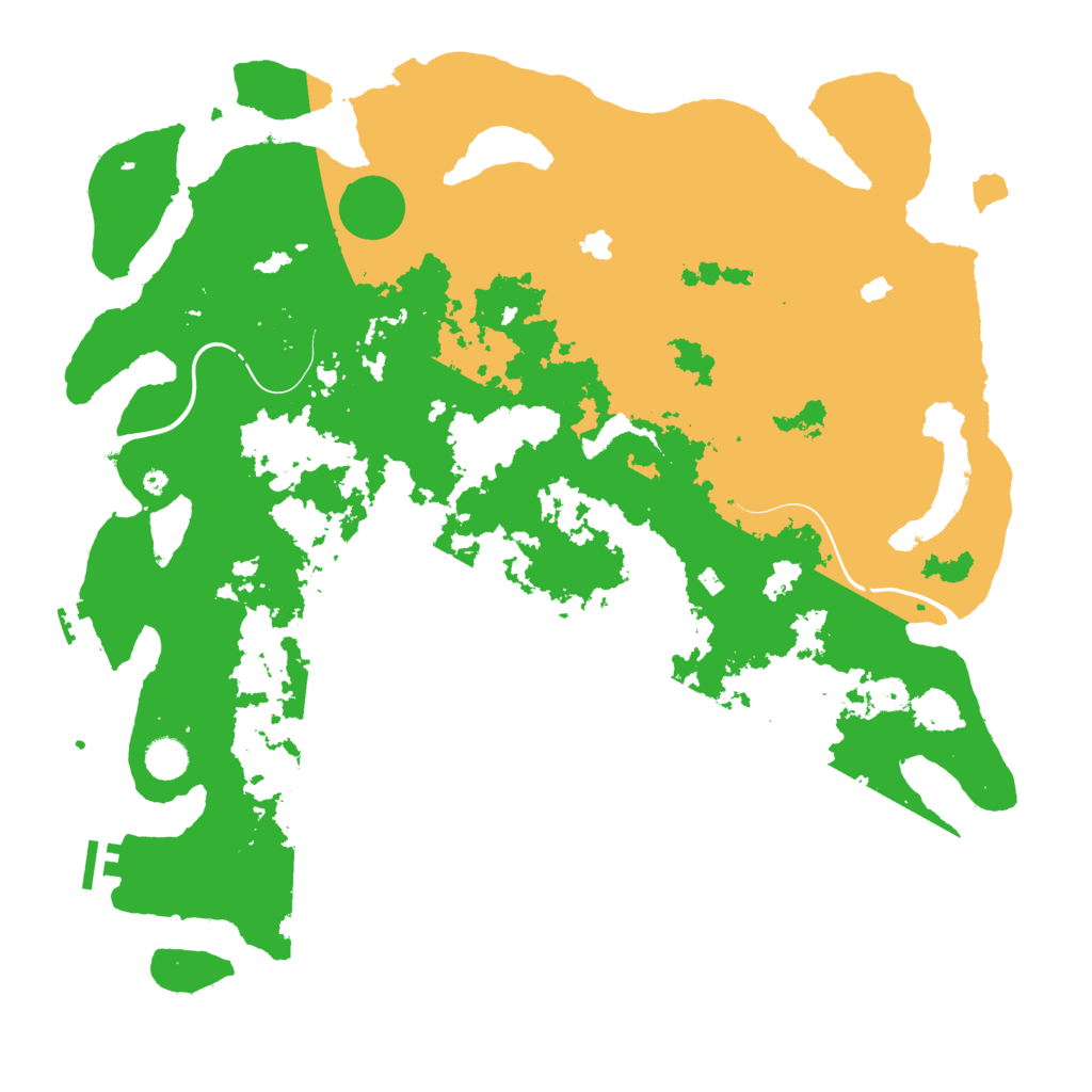 Biome Rust Map: Procedural Map, Size: 4500, Seed: 4250701