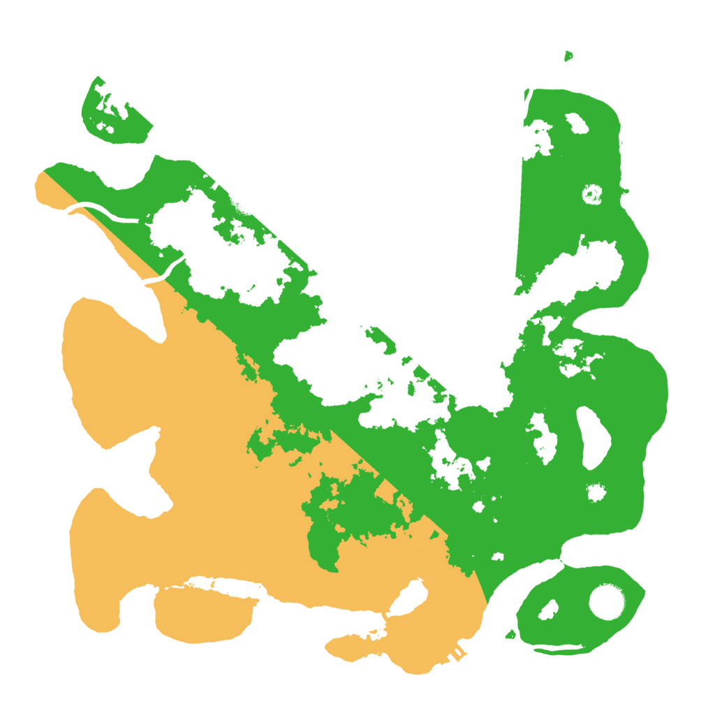 Biome Rust Map: Procedural Map, Size: 3550, Seed: 380199