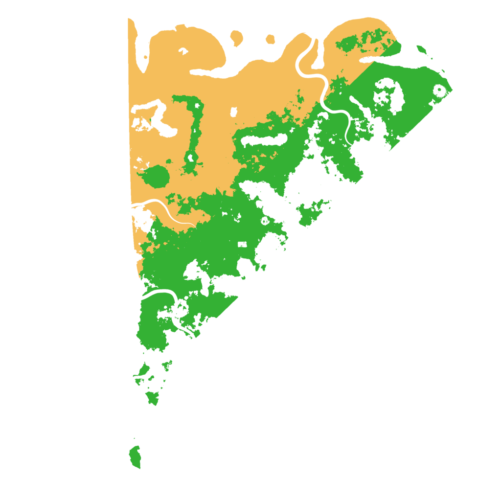 Biome Rust Map: Procedural Map, Size: 6000, Seed: 884599851