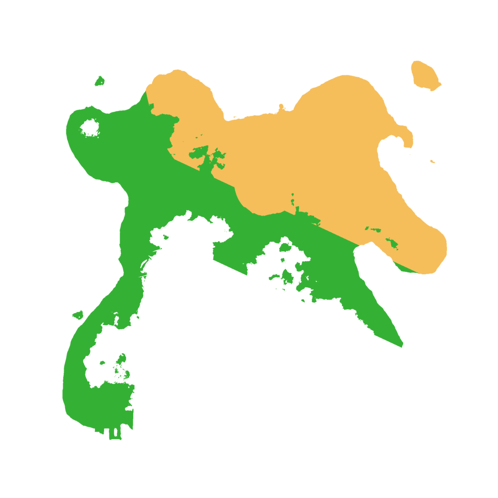 Biome Rust Map: Procedural Map, Size: 2500, Seed: 457353937