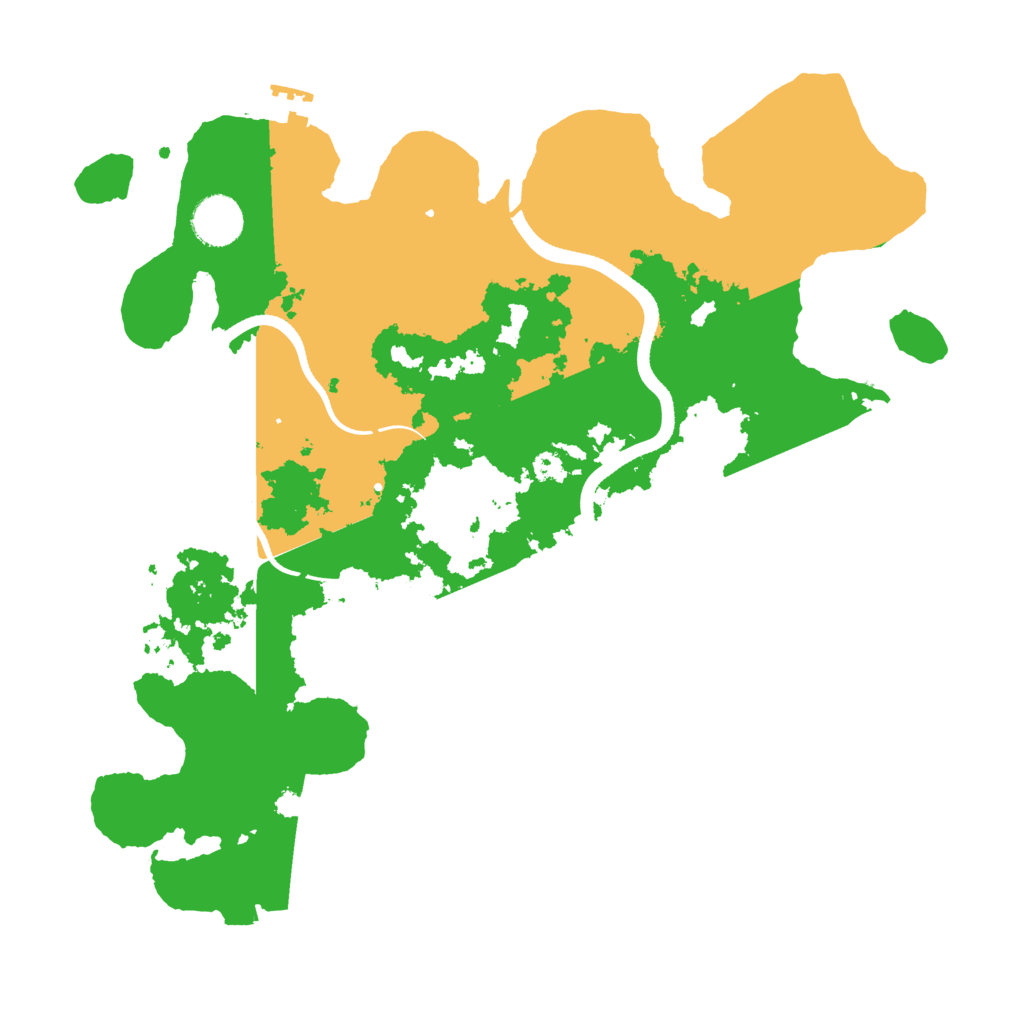 Biome Rust Map: Procedural Map, Size: 3550, Seed: 709448