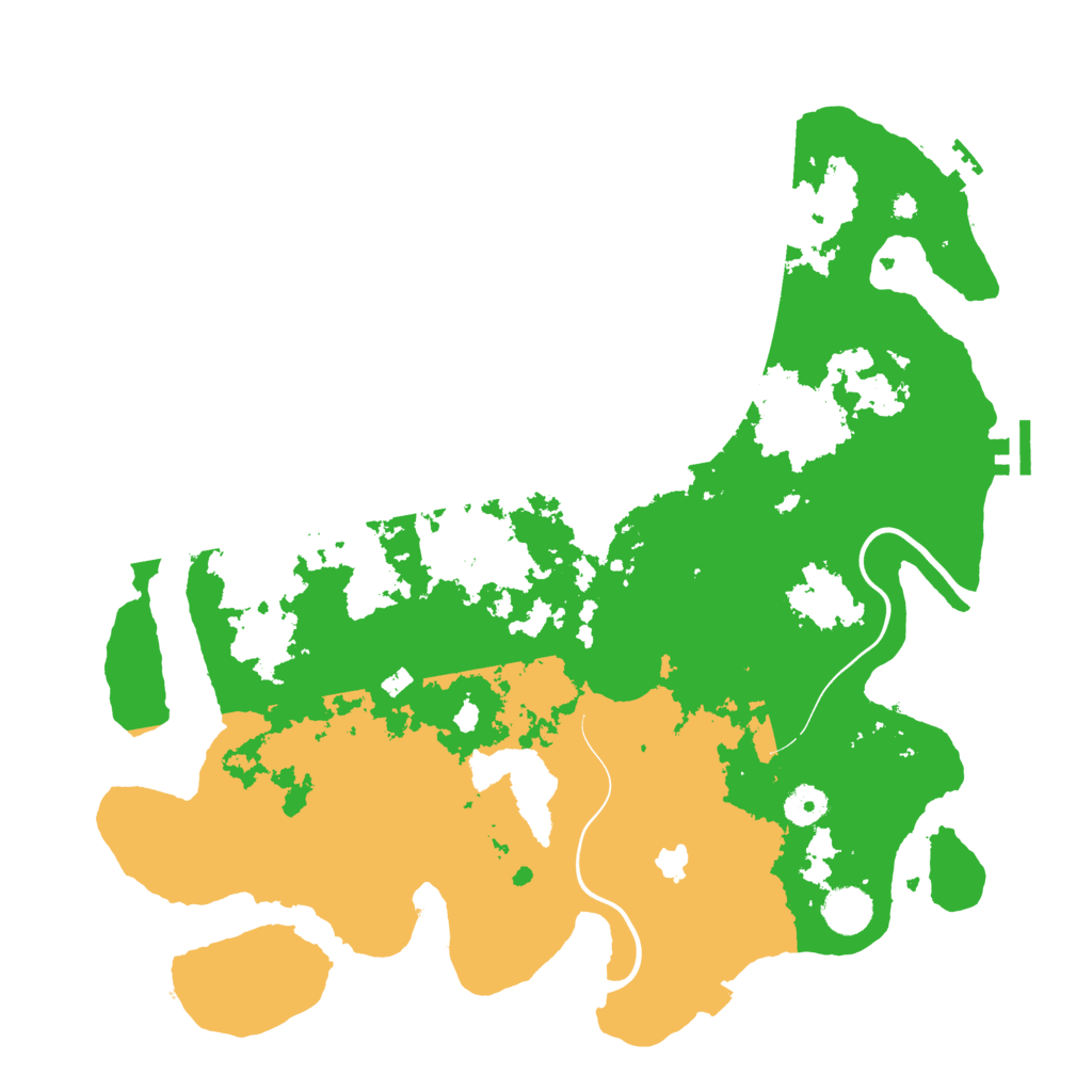 Biome Rust Map: Procedural Map, Size: 4000, Seed: 379085