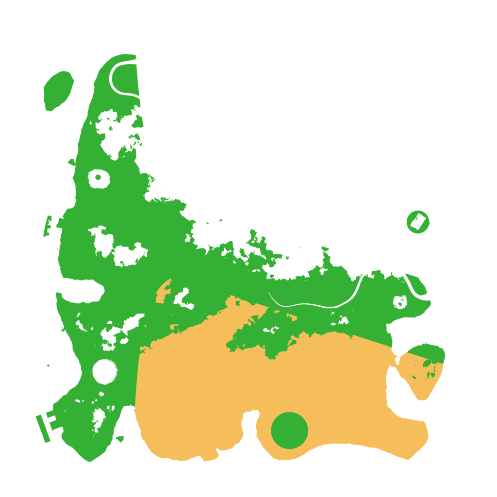 Biome Rust Map: Procedural Map, Size: 3550, Seed: 316344