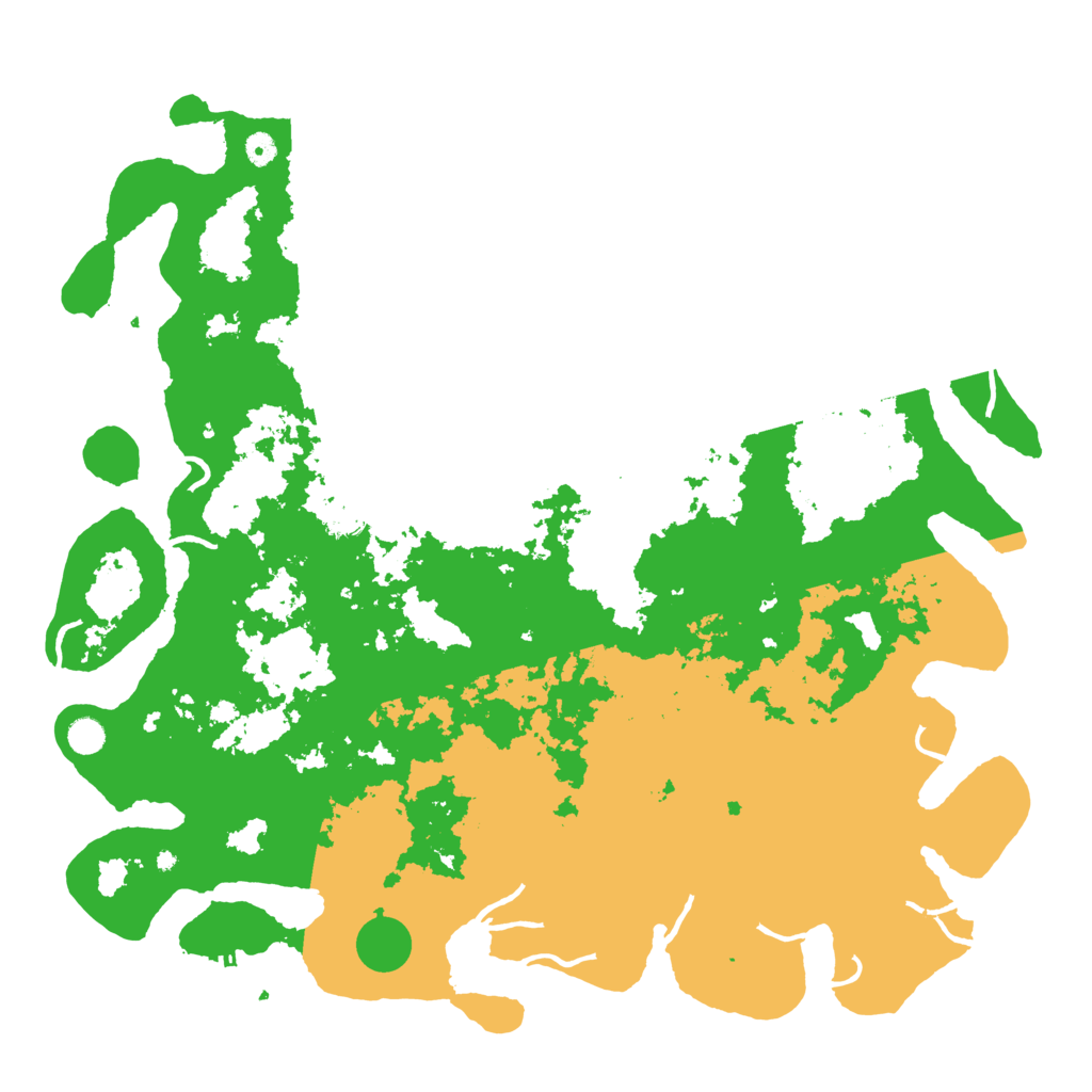 Biome Rust Map: Procedural Map, Size: 5200, Seed: 4500