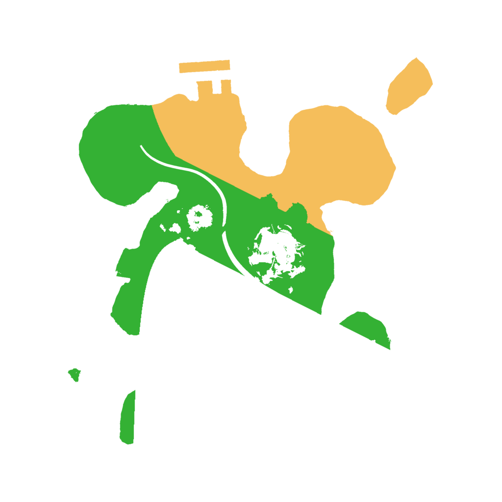 Biome Rust Map: Procedural Map, Size: 2000, Seed: 5648