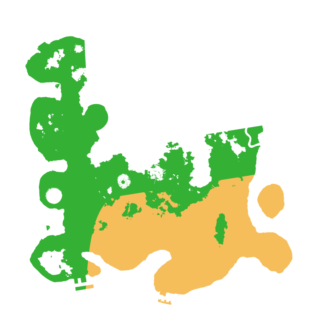 Biome Rust Map: Procedural Map, Size: 3500, Seed: 1008090165