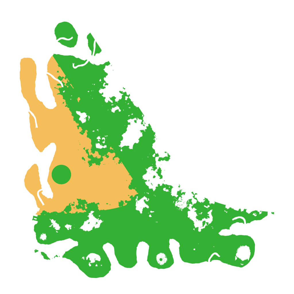 Biome Rust Map: Procedural Map, Size: 4000, Seed: 124535