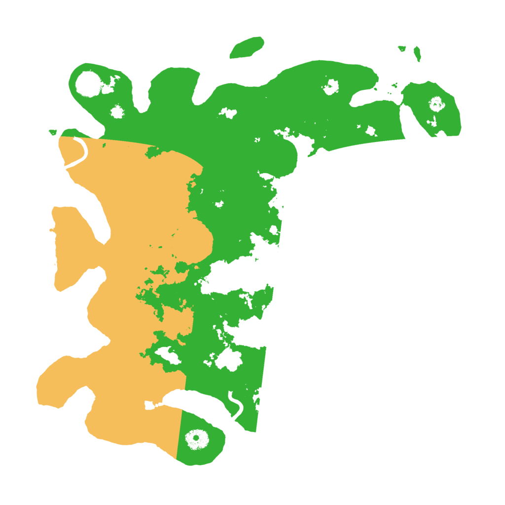 Biome Rust Map: Procedural Map, Size: 3500, Seed: 18750876